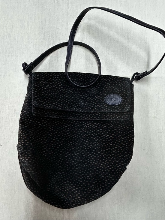 Handbags - Vintage Bagheera Black Suede purse